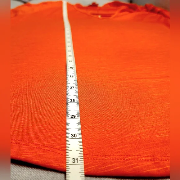 NWT - Avenue Bright Orange V-Neck Top – Plus Size 22/24 - Picture 11 of 12